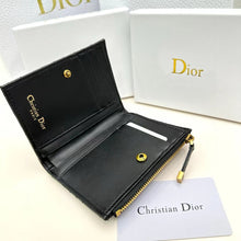 Load image into Gallery viewer, DR372 Dior Caro Dahlia Wallet / 4.5 x 3.5 x 1 inches
