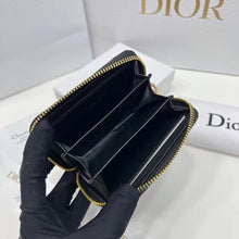 Load image into Gallery viewer, DR373 Lady Dior Voyageur Small Coin Purse/ 4.5 x 3.5 x 1 inches
