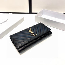 Load image into Gallery viewer, YSK328 Cassandre Matelassé Large Flap Wallet / 7.4 x 4.3 x 1.1 INCHES
