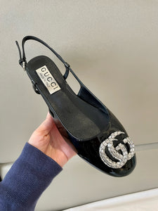 SE1267 Women's ballerina with Double G / Size5-11