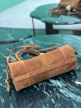 Load image into Gallery viewer, PD314 Cocoa Medium/Large Suede Handbag / HIGHEST QUALITY VERSION
