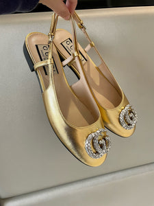 SE1269 Women's ballerina with Double G / Size5-11