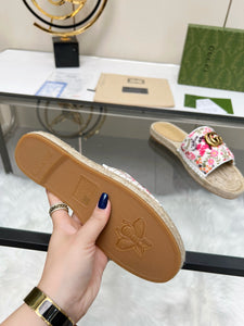 SE1297 Women's Slide with Double G / Size 5-11