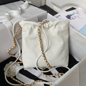 CC801 22 Mini Handbag / HIGHEST QUALITY VERSION / 7.8 × 7.4 × 2.3 in