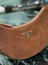 Load image into Gallery viewer, PD316 Prada Arqué Suede Shoulder Bag / HIGHEST QUALITY VERSION / 8.8x7.3x2.5inch
