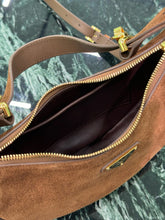 Load image into Gallery viewer, PD316 Prada Arqué Suede Shoulder Bag / HIGHEST QUALITY VERSION / 8.8x7.3x2.5inch
