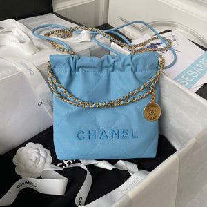 CC801 22 Mini Handbag / HIGHEST QUALITY VERSION / 7.8 × 7.4 × 2.3 in