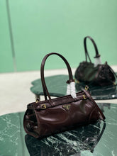 Load image into Gallery viewer, PD320 Cocoa Medium/Large Leather Handbag / HIGHEST QUALITY VERSION
