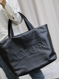 YSK300 Saint Laurent Tote in Nappa Lambskin / HIGHEST QUALITY VERSION / 16.1–19.7 x 16.9 x 6.7 inches