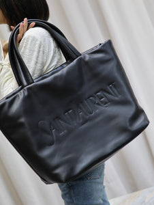 YSK300 Saint Laurent Tote in Nappa Lambskin / HIGHEST QUALITY VERSION / 16.1–19.7 x 16.9 x 6.7 inches