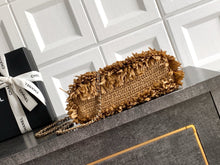 Load image into Gallery viewer, CC1428 Chanel 26S Handmade Rattan Fringe Kelly Bag / 13 x 19 x 7 cm / HIGHEST QUALITY VERSION
