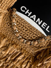 Load image into Gallery viewer, CC1428 Chanel 26S Handmade Rattan Fringe Kelly Bag / 13 x 19 x 7 cm / HIGHEST QUALITY VERSION
