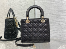 Load image into Gallery viewer, DR331 Medium Lady Dior Bag / HIGHEST QUALITY VERSION / 9.5 x 8 x 4.5 inches
