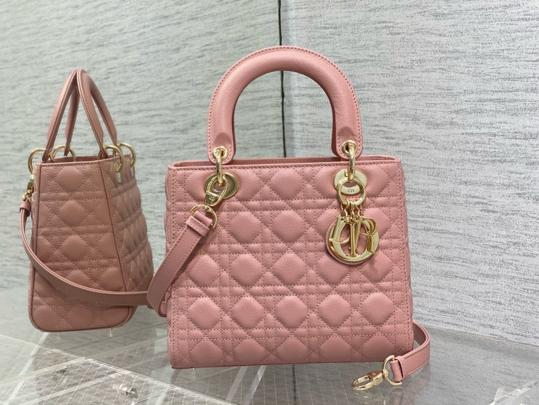 DR333 Medium Lady Dior Bag / HIGHEST QUALITY VERSION / 9.5 x 8 x 4.5 inches