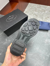 Load image into Gallery viewer, MSE078 Prada Brushed Leather Loafers / Size7-12
