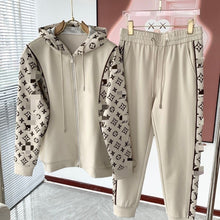 Load image into Gallery viewer, CLTH357 Monogram Cotton Hoodie &amp; Jogpants
