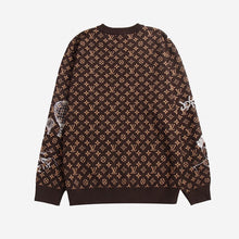 Load image into Gallery viewer, CLTH358 Monogram Embroidered Wool Crewneck
