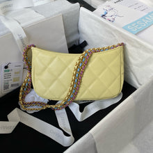 Load image into Gallery viewer, CC870 Small/Medium Hobo Bag / Pink/Yellow/Blue/Black/White
