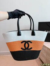 Load image into Gallery viewer, CC1429 Chanel Coco Beach Tote  / 48 x 29 cm
