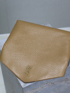 YSK360 CASSANDRE Large Envelope Pouch in Lambskin / HIGHEST QUALITY VERSION / 11.6" x 7.1" x 1.8"