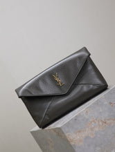 Load image into Gallery viewer, YSK361 CASSANDRE Large Envelope Pouch in Lambskin / HIGHEST QUALITY VERSION / 11.6&quot; x 7.1&quot; x 1.8&quot;
