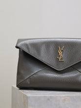 Load image into Gallery viewer, YSK361 CASSANDRE Large Envelope Pouch in Lambskin / HIGHEST QUALITY VERSION / 11.6&quot; x 7.1&quot; x 1.8&quot;
