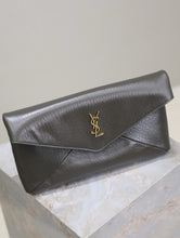 Load image into Gallery viewer, YSK361 CASSANDRE Large Envelope Pouch in Lambskin / HIGHEST QUALITY VERSION / 11.6&quot; x 7.1&quot; x 1.8&quot;
