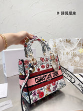 Load image into Gallery viewer, DR342 Medium Lady Dior / 9.5 x 8 x 4.5 inches
