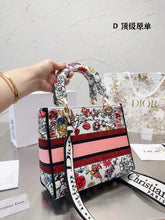 Load image into Gallery viewer, DR342 Medium Lady Dior / 9.5 x 8 x 4.5 inches
