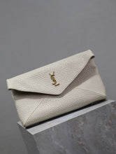 Load image into Gallery viewer, YSK362 CASSANDRE Large Envelope Pouch in Lambskin / HIGHEST QUALITY VERSION / 11.6&quot; x 7.1&quot; x 1.8&quot;
