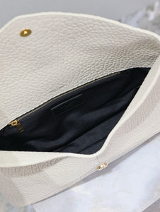 YSK362 CASSANDRE Large Envelope Pouch in Lambskin / HIGHEST QUALITY VERSION / 11.6" x 7.1" x 1.8"