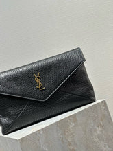 Load image into Gallery viewer, YSK363 CASSANDRE Large Envelope Pouch in Lambskin / HIGHEST QUALITY VERSION / 11.6&quot; x 7.1&quot; x 1.8&quot;
