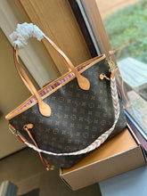 Load image into Gallery viewer, LB873 Braided Neverfull MM / 12.2 x 11 x 5.5 inches
