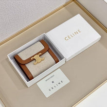 Load image into Gallery viewer, CL112 Small Wallet TRIOMPHE / 4 x 4 x 1 IN (10.5 x 9 x 3 CM)
