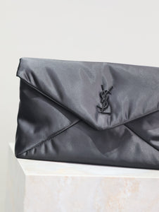 YSK359  CASSANDRE Large Envelope Pouch in Nylon / HIGHEST QUALITY VERSION / 11.6" x 7.1" x 1.8"