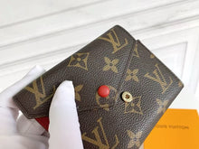Load image into Gallery viewer, LB1237 Victorine Wallet / 4.7 x 3.5 x 0.8 inches

