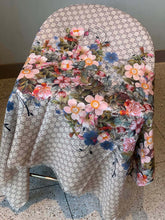 Load image into Gallery viewer, CLTH360 GG Flora Print Cashmere Scarf / 43.3x78.7inch
