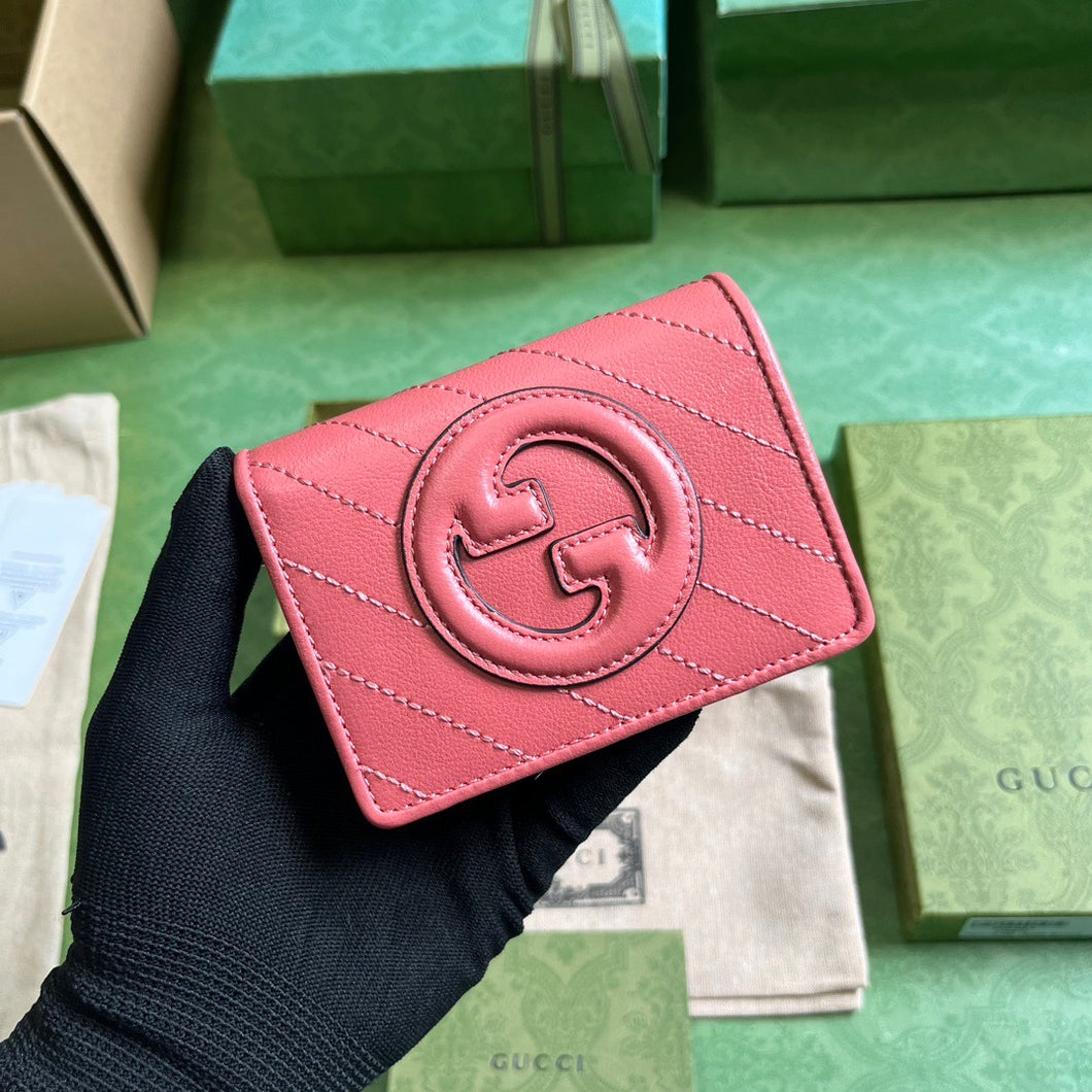 GC579 Gucci Blondie Card Case Wallet / HIGHEST QUALITY VERSION / 4.3