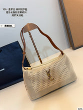 Load image into Gallery viewer, YSK416 Riffia Hobo Bag / 9.8x2.7x5.9inch
