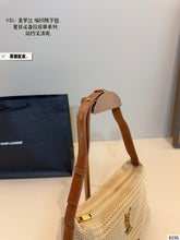Load image into Gallery viewer, YSK416 Riffia Hobo Bag / 9.8x2.7x5.9inch
