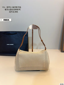 YSK416 Riffia Hobo Bag / 9.8x2.7x5.9inch