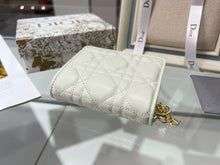 Load image into Gallery viewer, DR344 Lady Dior Mini Wallet / HIGHEST QUALITY VERSION / 4.5 x 3.5 x 1 inches
