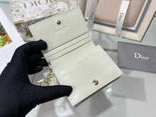 Load image into Gallery viewer, DR344 Lady Dior Mini Wallet / HIGHEST QUALITY VERSION / 4.5 x 3.5 x 1 inches
