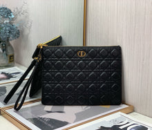 Load image into Gallery viewer, DR436 Large Dior Caro Daily Pouch / HIGHEST QUALITY VERSION / 12 x 8.5 inches
