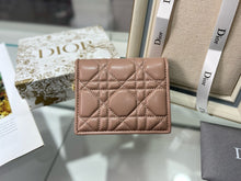 Load image into Gallery viewer, DR344 Lady Dior Mini Wallet / HIGHEST QUALITY VERSION / 4.5 x 3.5 x 1 inches
