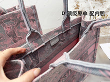 Load image into Gallery viewer, DR322 Medium/Large Dior Book Tote
