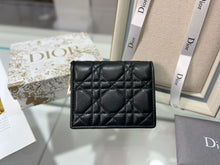 Load image into Gallery viewer, DR344 Lady Dior Mini Wallet / HIGHEST QUALITY VERSION / 4.5 x 3.5 x 1 inches
