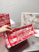 Load image into Gallery viewer, DR323 Medium/Large Dior Book Tote
