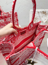 Load image into Gallery viewer, DR323 Medium/Large Dior Book Tote
