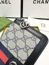 Load image into Gallery viewer, GC622 Ophidia GG Zip Around Wallet / 7.5&quot;W x 4.5&quot;H x 1&quot;D
